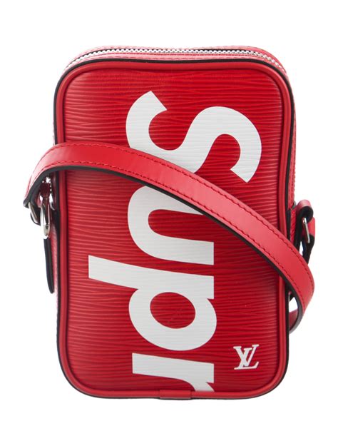 Supreme x Louis Vuitton Red Epi Leather Danube PPM Bag